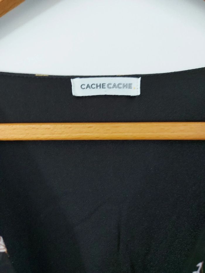 Robe fluide noir et or - photo numéro 3