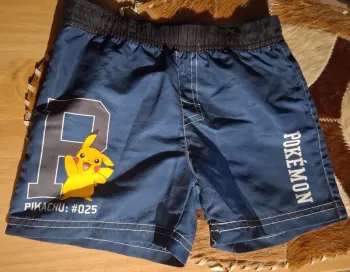 Short été pokemon pikatchu taille 5 ans