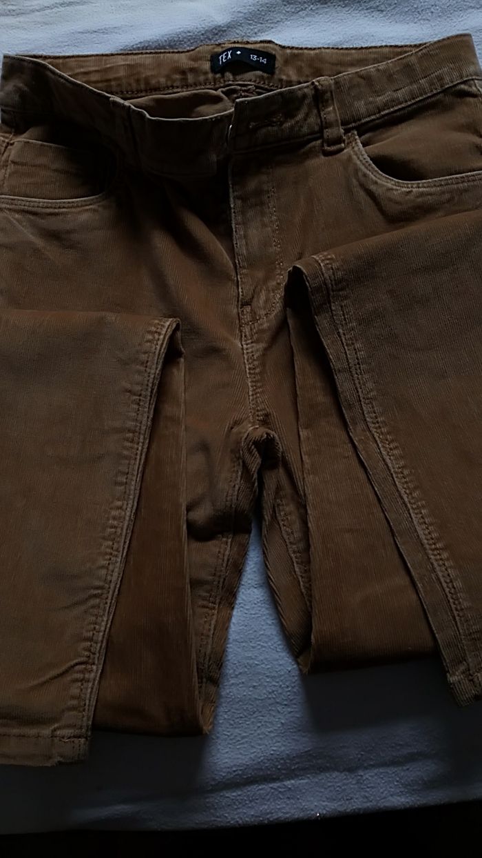 Pantalon en velours fille - photo numéro 2