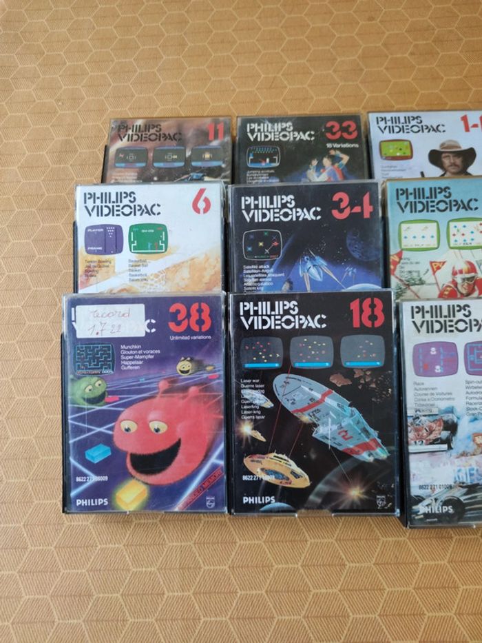 Lot de 9 jeux Videopac - photo numéro 2