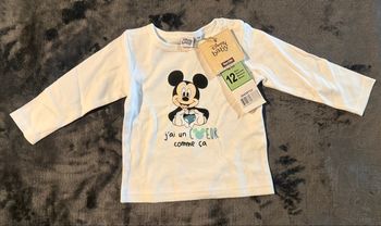 Teeshirt Mickey manche longue