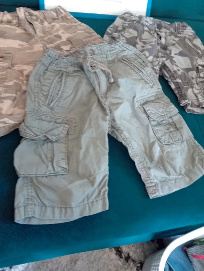 Lot de 3 short pantacourt 18/24mois - photo numéro 2