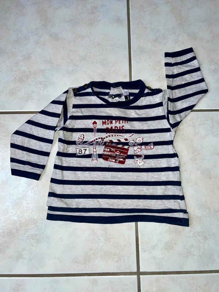 Lot de 4 tee shirts ML 18 mois - photo numéro 2