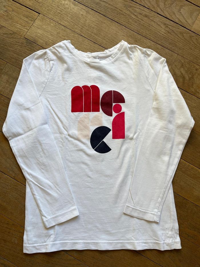 Tee-shirts blancs Jacadi 8 ans - photo numéro 7