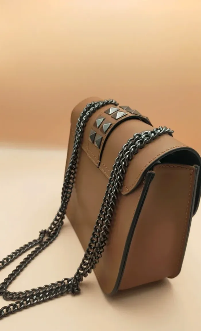 Sac à main en cuir fabriqué en Italie, cuir, marron, The Genuine Leather - photo numéro 10
