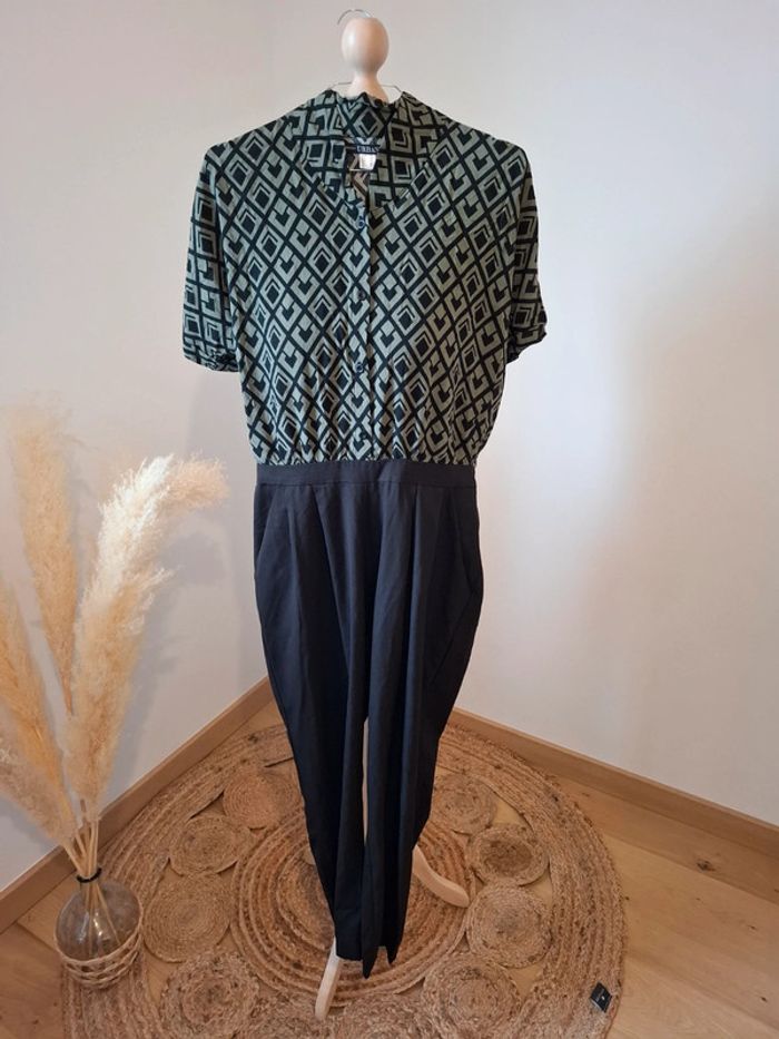Combinaison noire et Kaki à motifs Urban taille M 38