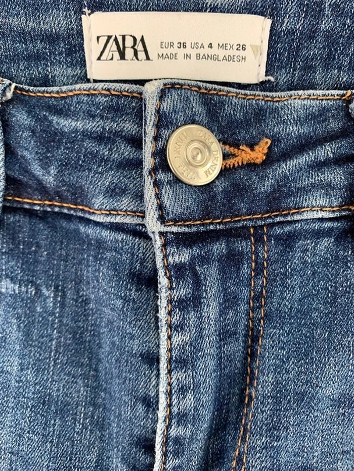 jeans skinny Zara bleu taille 36 - photo numéro 7