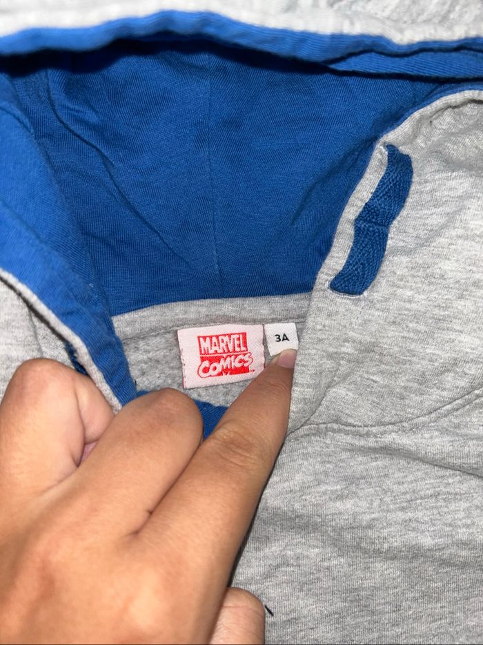 Pull Spider-Man bleu et gris - 3 ans - Marvel - photo numéro 3