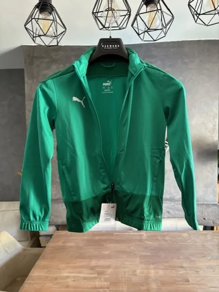 veste de training sport puma enfant drycell taille M 140 cm - photo numéro 2