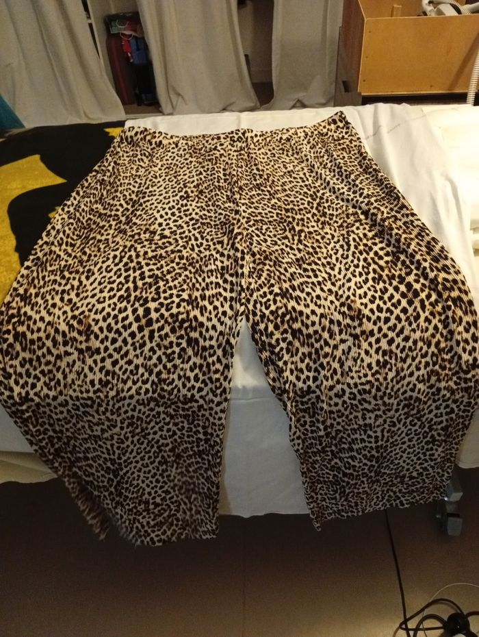 Pantalon léopard grande taille femme - photo numéro 3
