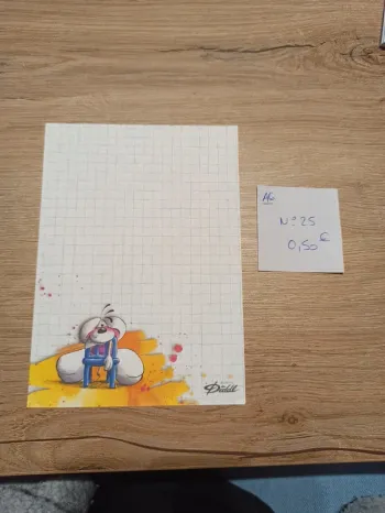 Feuille Diddl A6 25 0,50€