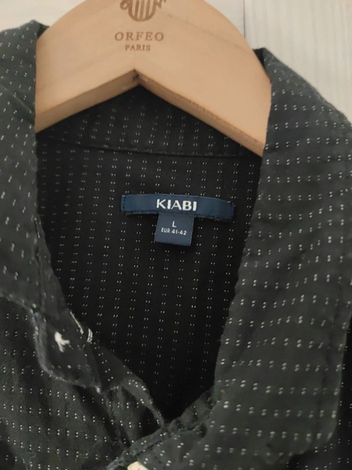 Chemise noire petits motifs - photo numéro 2