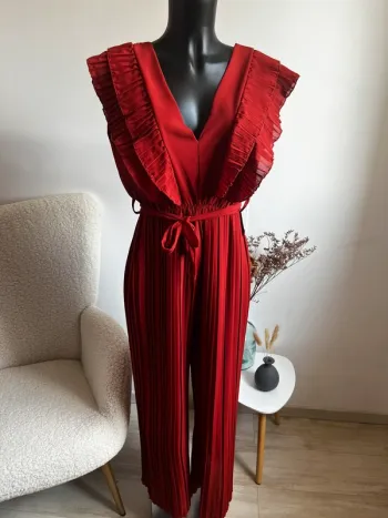 Combinaison terracotta à volants prix soldé