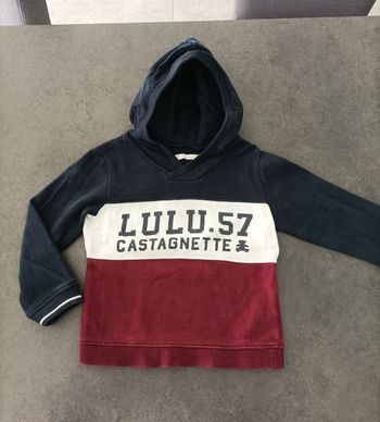 Sweat tricolore lulu castagnette