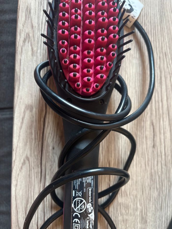 Brosse lissante chauffante température réglable simply straight - photo numéro 5