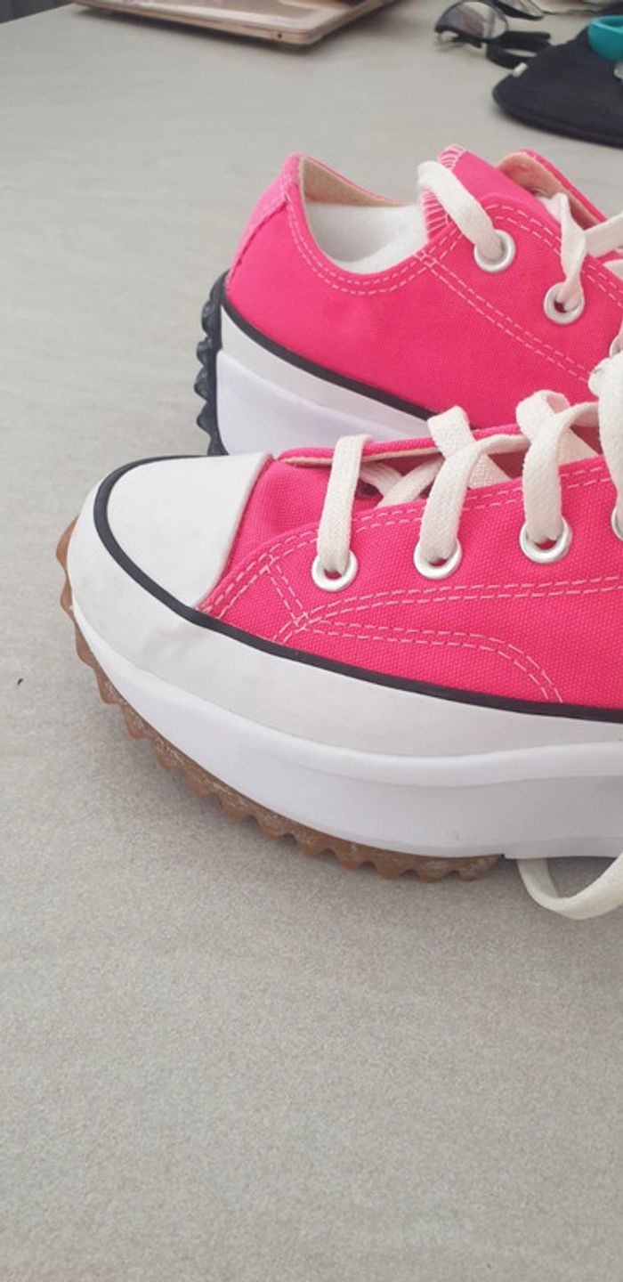 Converses plate-forme fuschia - photo numéro 2