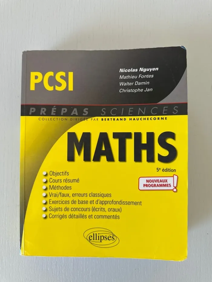Classe préparatoire PCSI Mathd