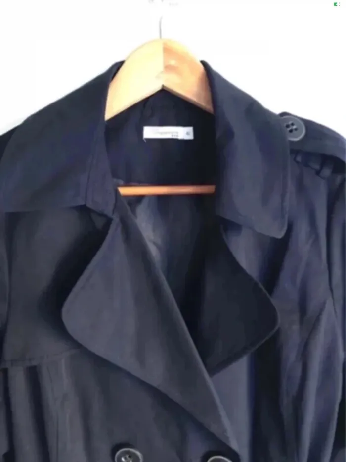 Trench Tout Simplement bleu marine taille 42 - photo numéro 2