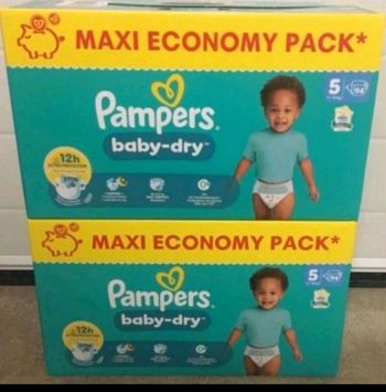 2 carton Pampers taille 5