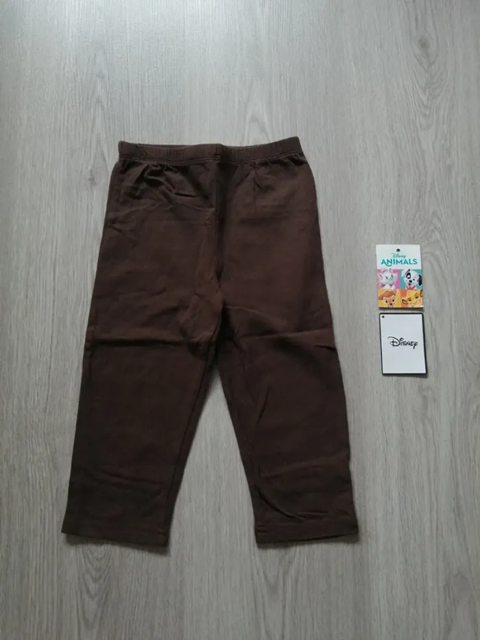 Legging marron élastique à la taille / sans marque / (5ans)