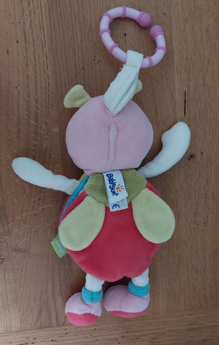 Doudou livre coccinelle BabySun - photo numéro 3