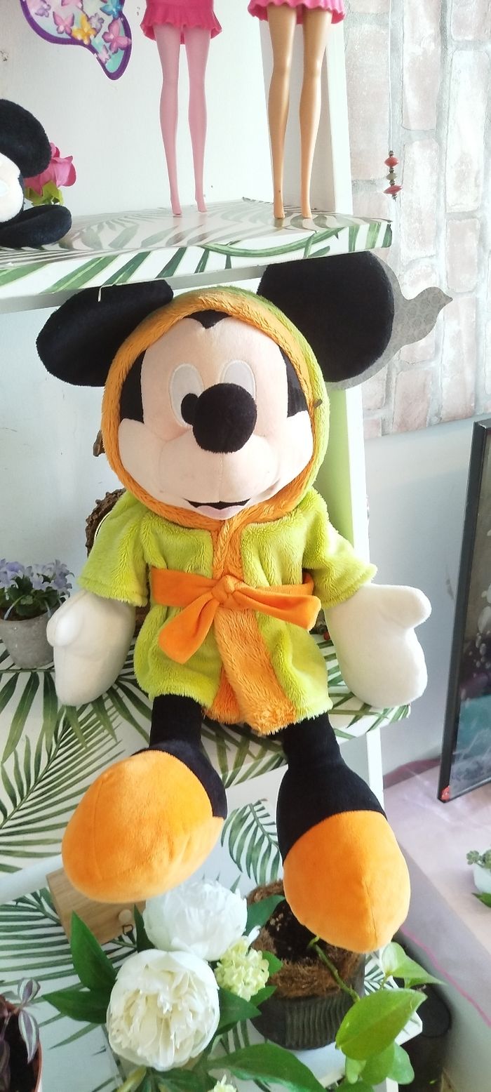Peluche Mickey robe de chambre 🌿 - photo numéro 4