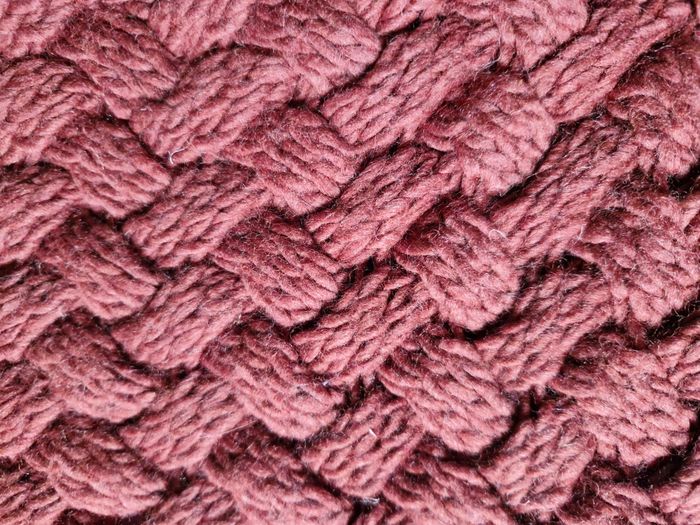 Grande écharpe tricot terracotta torsadée cosy hiver - photo numéro 4