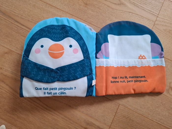 Livre tissu pingouin - photo numéro 6