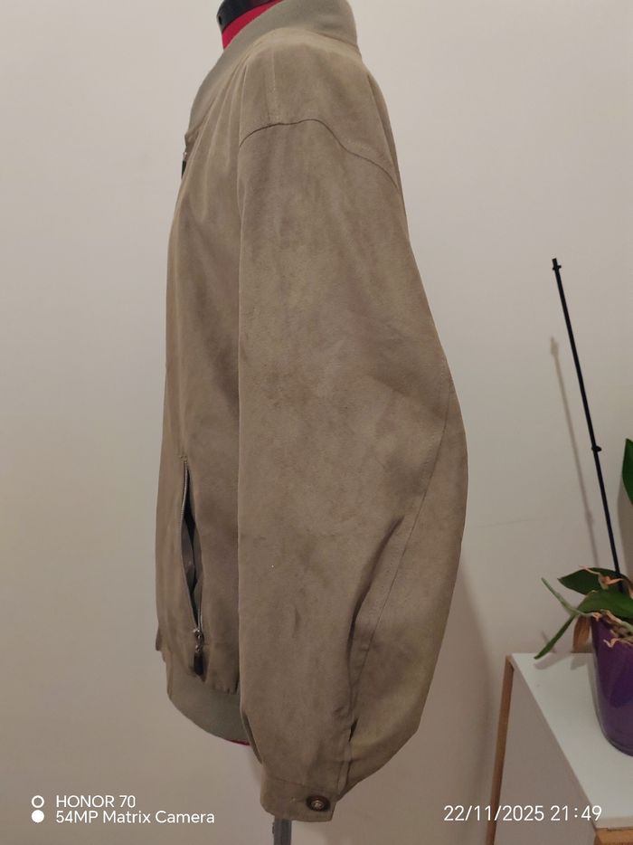 Blouson aspect daim vintage - photo numéro 2