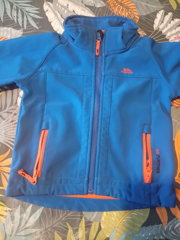 Veste Softshell Trespass garçon – Taille 3/4 ans (98-104 cm) - photo numéro 2