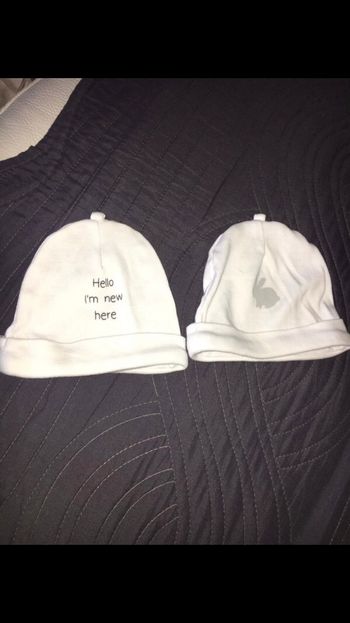 Lot de 2 bonnets