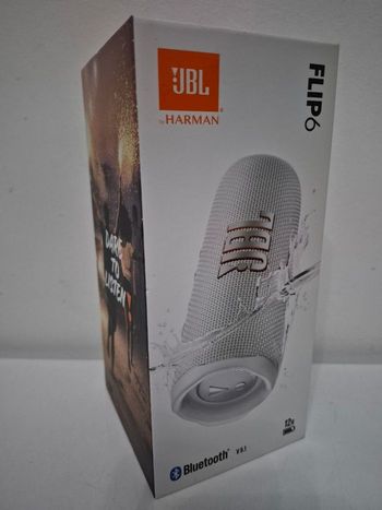Enceinte Connectée JBL Flip 6 Neuve Blanc. 