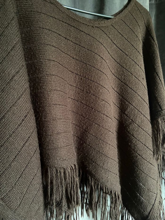 Poncho / Cape avec franges - photo numéro 2