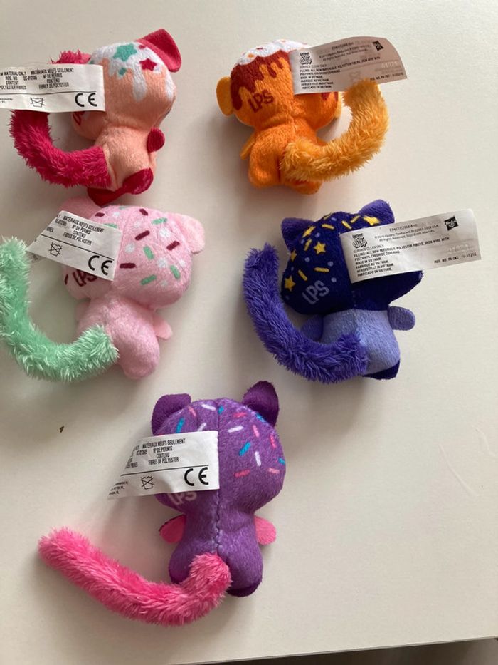 Lot petites peluches little petshop - photo numéro 2