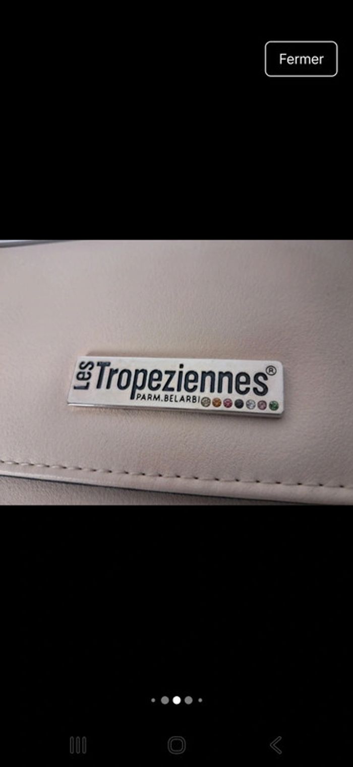 Les tropeziennes portefeuille neuf beige marine - photo numéro 5