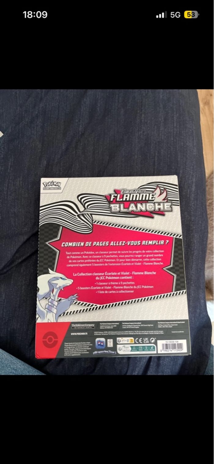 Coffret classeur flamme blanche - photo numéro 2