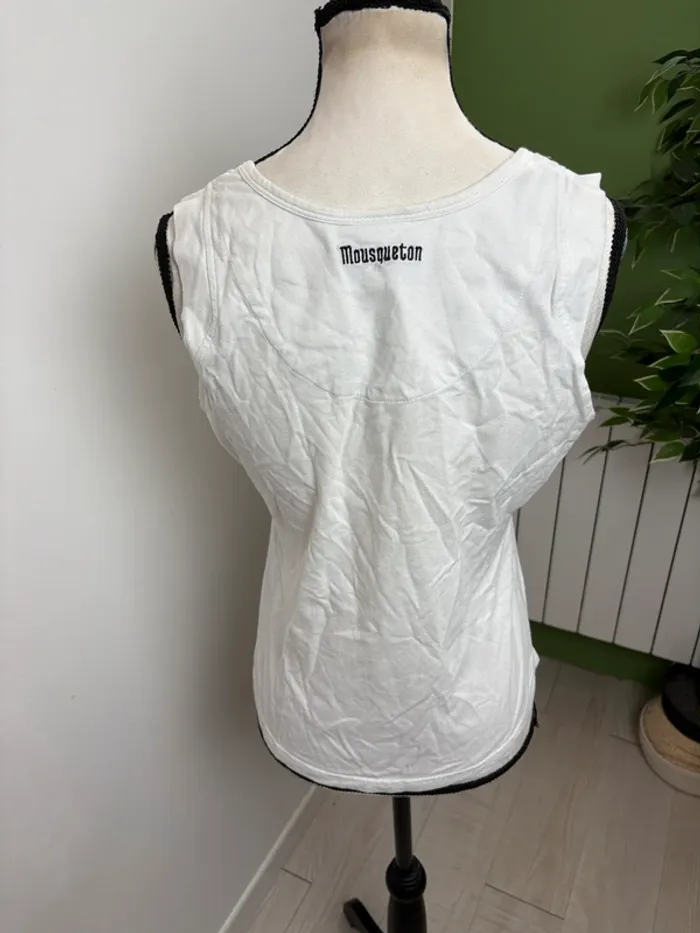 Débardeur Mousqueton | Blanc | Taille 36 - photo numéro 2