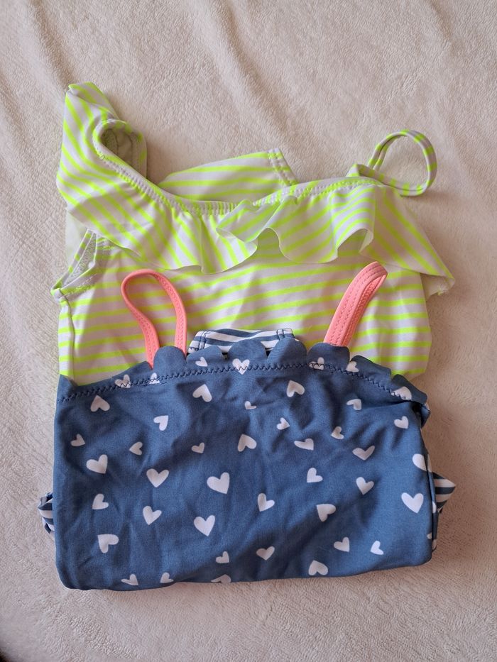 Lot 2 maillots de bain bébé fille - photo numéro 3