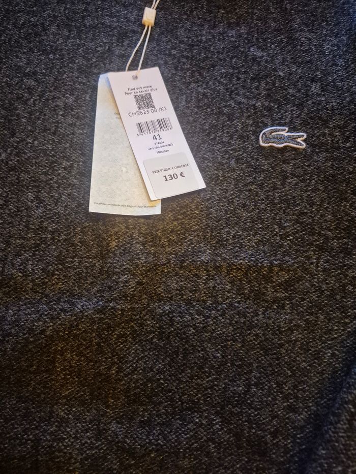 Pull homme Lacoste neuf - photo numéro 3