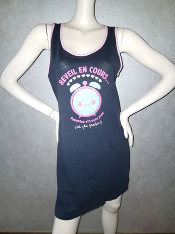 chemise de nuit sans manche kawaii influx taille 42