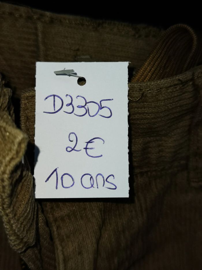 D3305 - pantalon garçon 10 ans - photo numéro 3