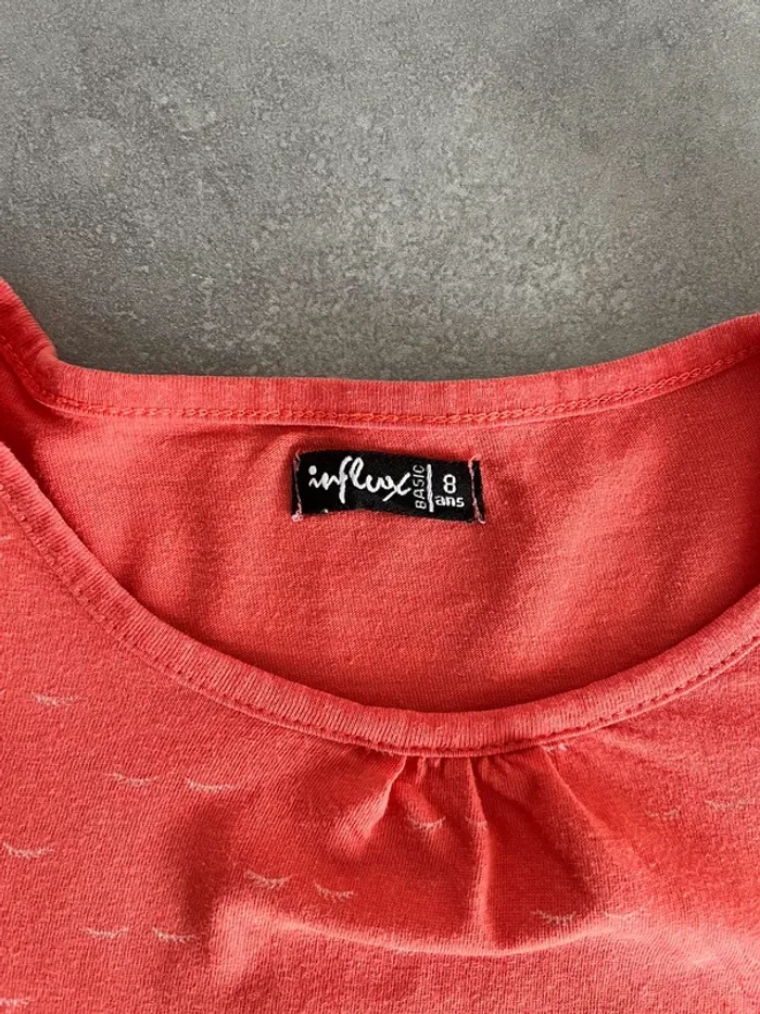 Tee-shirt influx orange - photo numéro 4
