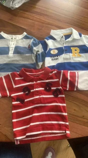 Polo rayé