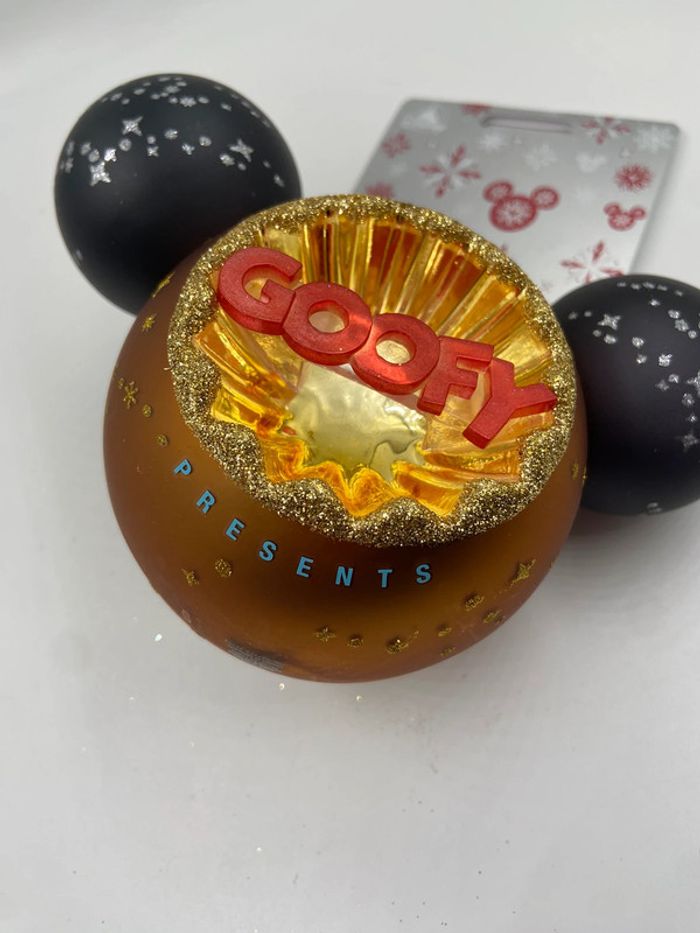 Ornement / Boule Disney Store Objet décoratif de Noel Dingo à Suspendre - photo numéro 4