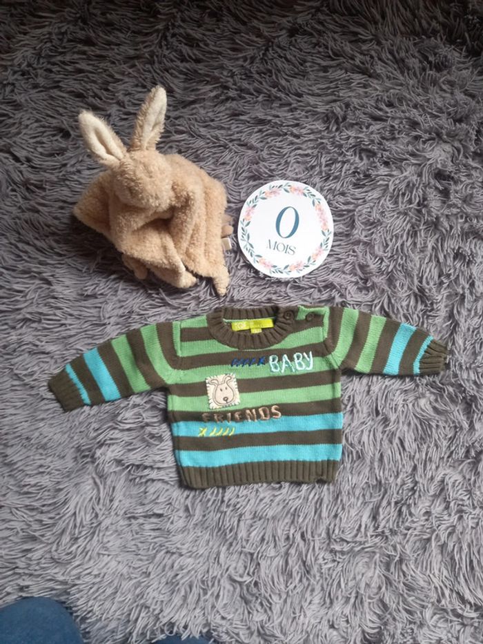 Pull bébé garçon 0 mois - photo numéro 2