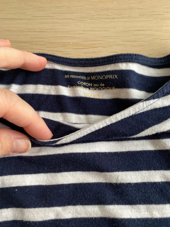 Marinière bio basics Monoprix kids - photo numéro 2