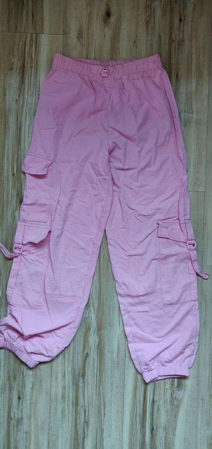 Pantalon fille style cargo