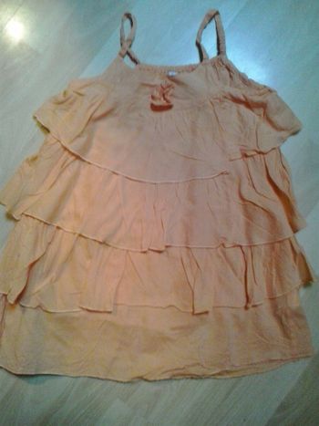 Robe bretelles orange