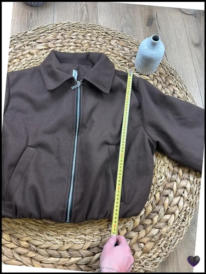 veste femme marron choco neuf blouson léger taille M taille S taille L lot femme - photo numéro 4