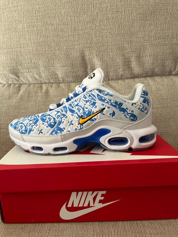 Tn Nike Lisboa blanc et bleu - photo numéro 5